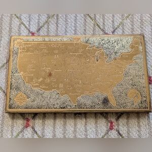 Vintage brass Wadsworth cigarette/compact case.
